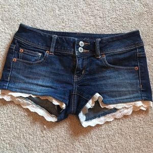 Dark AE Jean Shorts